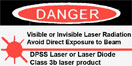 laser warning label